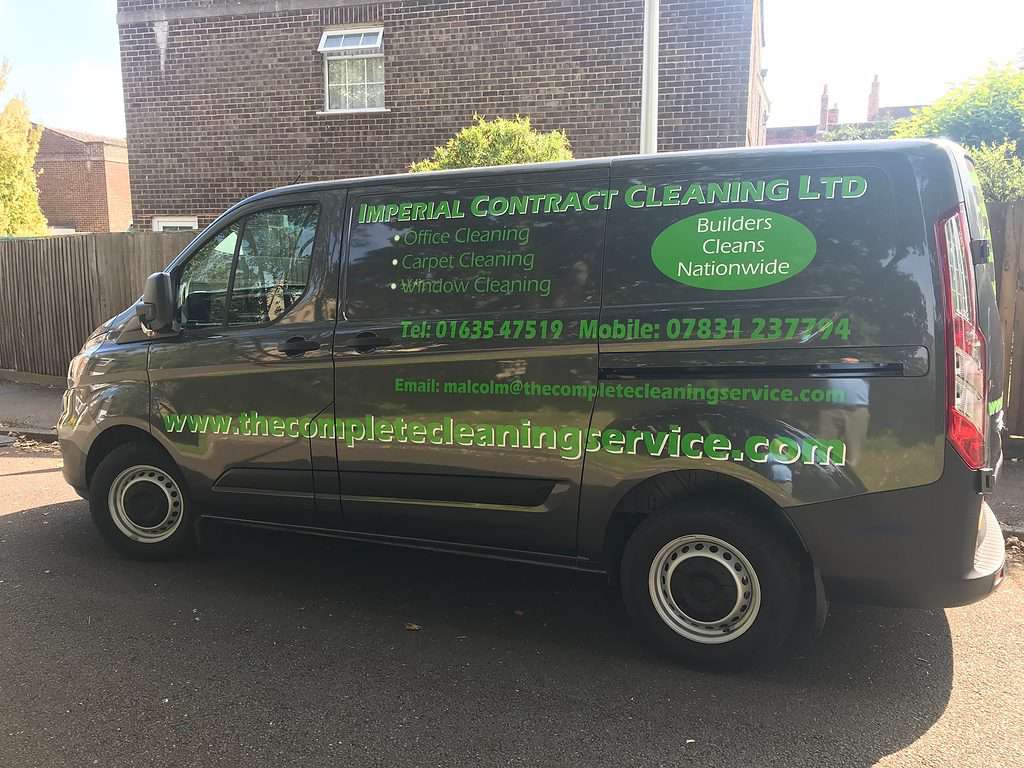 imperial contract cleaning van
